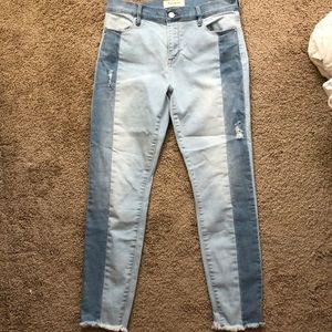 Pacsun Color Block Ankle Jeggings